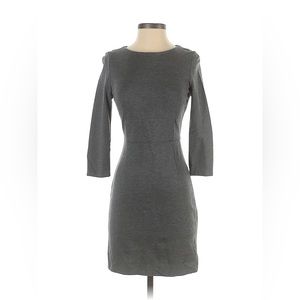 Uniqlo gray fitted dress